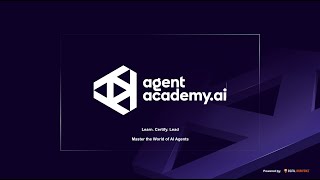 agentacademy.ai Course Intro