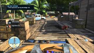Far Cry 3 Co-op Campaign Gameplay/ Walkthrough w/ Mischief &amp; Englishfire Part 3 - Blowing Up Bridges