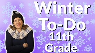 What Juniors Need To Do Over Winter Break!