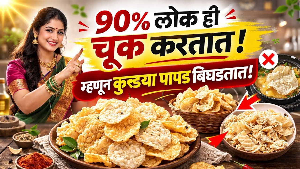 90% लोक ही मोठी चूक करतात! ❌ वाळवण बिघडतंय? | 20 मोठ्या चुका | Perfect Walvan Tips #marathi #video 