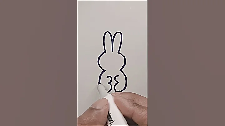Easy Rabbit Drawing For Kids | Rabbit Art Ideas | Art's Of Munna #shorts #youtubeshorts #art