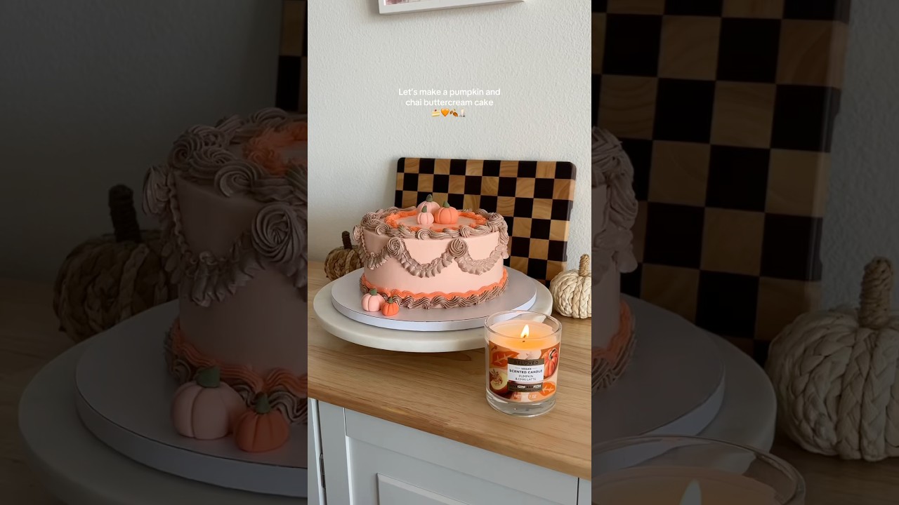 Let’s make the perfect Fall cake 🍂🍰 
