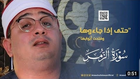 آيات سوره الزمر بصوت القاري العالمي الشيخ محمود الشحات أنور _محمود _الشحات _Mehmoodshahat(#shahat