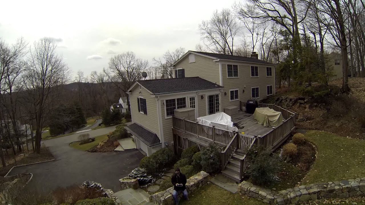 FPV test with bad props