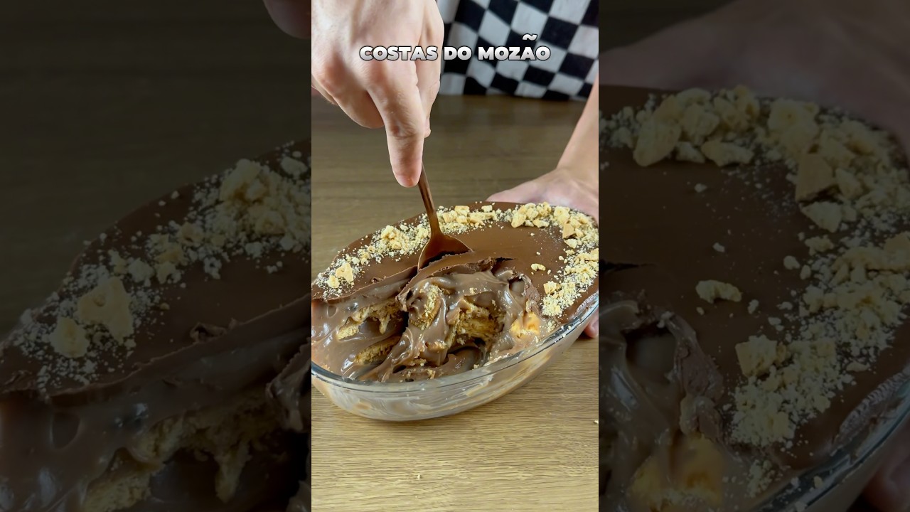 ⁣ISSO DAQUI É PERFEITO PARA O MOMENTO DE TPM, PALHA ITALIANA DE COLHER!😋 #receitasfaceis #sobremesa