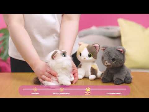 Інтерактивний ігровий набір Pets Alive S2 Грайливі кошенята Smitten Kittens Surprise з 10 звуками та аксесуарами ZURU 9541, видео 1