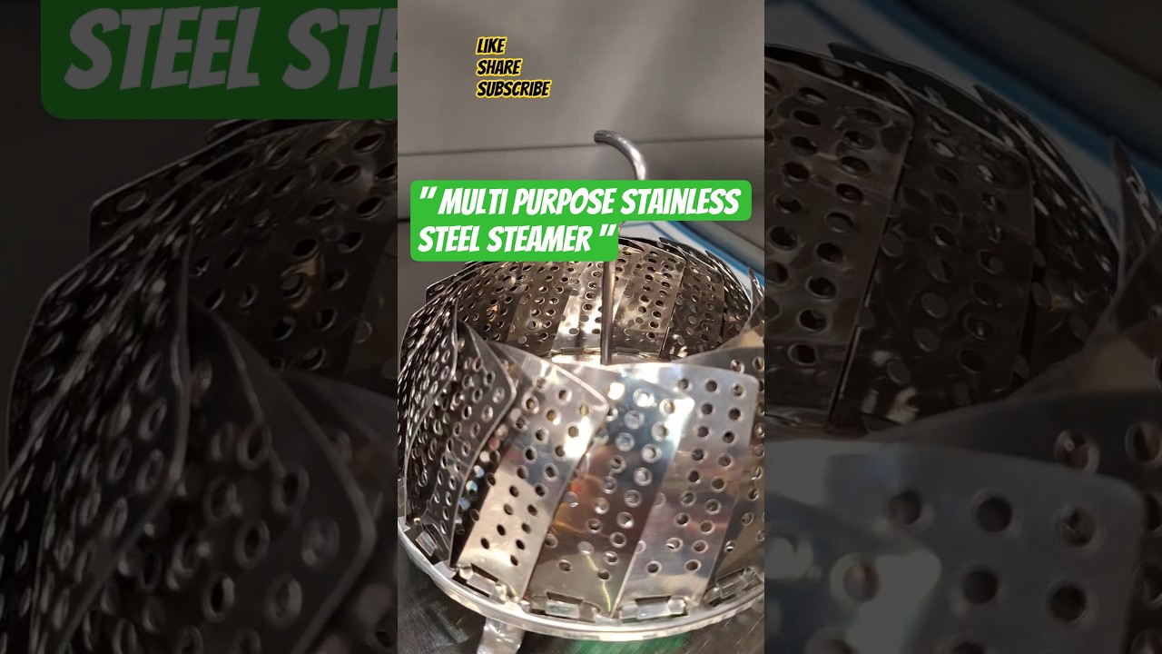 Multi-Purpose Adjustable Stainless Steel Steamer | Smart Kitchen Essential 
