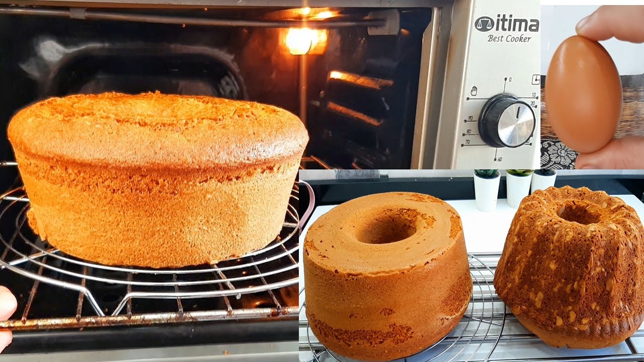 كيك يومي اقتصادي ببيضة واحدة طالع او حجمو كبير حضريه  بهد المكون وتمتعي بكيك اهش من هشيش عالي منفوخ