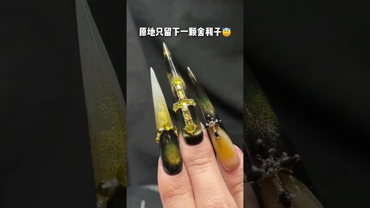 Golden Fortune Manicure: Wear the Golden Vest for Daily Wealth NailArtVlog