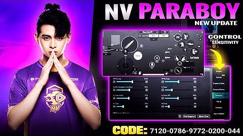 PUBG & BGMI NOVA PARABOY SENSITIVITY CODE  & Nova Paraboy Control Code | New 4 finger claw 2023