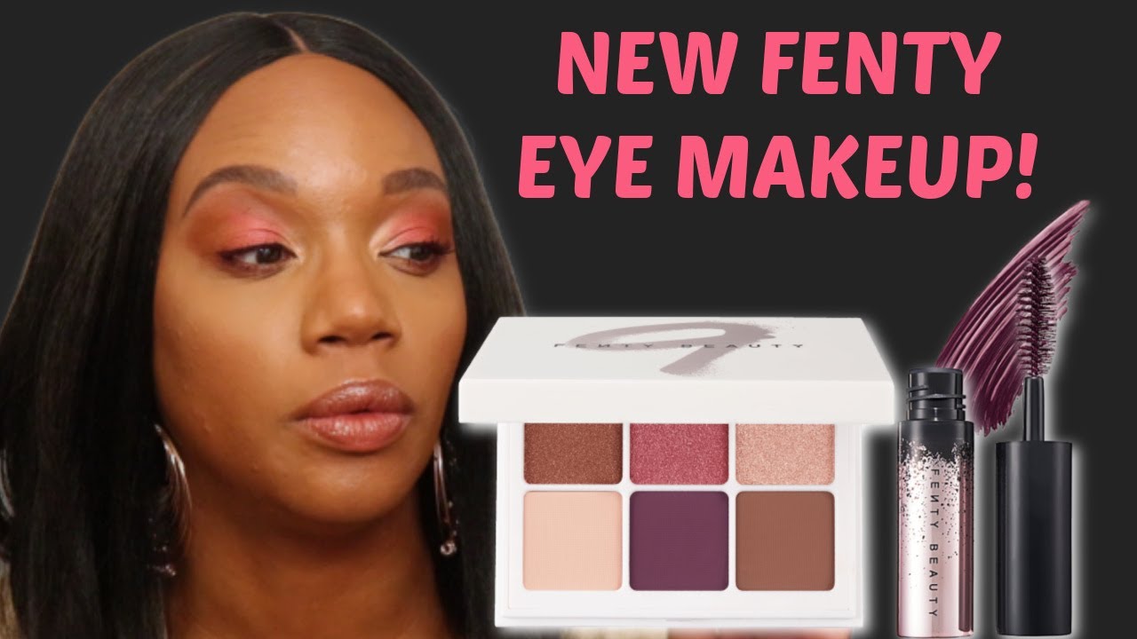 I bought some New Fenty Makeup!!  Snap Shadow Wine Palette and Miss Merlot Mascara...