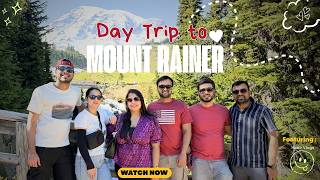 EPIC MOUNTAIN ROAD TRIP! 🏔️ Exploring Mount Rainier + Crystal Mountain Gondola Ride 🚠 #mountrainier