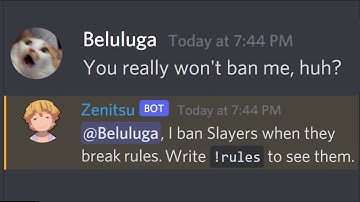 Discord Ban Speedrun against Discord Bot (91% effective)