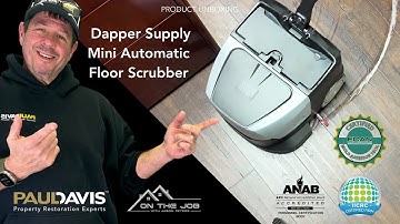 Dapper Supply Mini Automatic Floor Scrubber | Unboxing Video