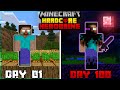 I survived 100 days in minecraft hardcore as a herobrine || 100 days as a herobrine , herobrine,wizx