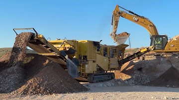 Keestrack Impact Crusher Producing Aggregates at Wind Farm Construction Site - Theodoridis Crushers