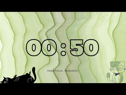 50 Second Timer | Relaxing Music 
