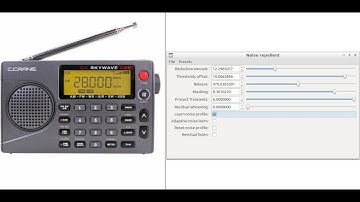 Reduce background audio static and hum on your radio with the Noise Repellent LV2 Plugin - Live demo