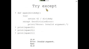 許志華 Python 程式設計 4-4 Exception Handling (例外處理)