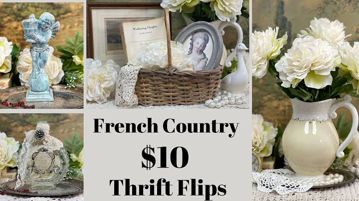 $10 Thrift  and Upcycle: How to make a French coun...