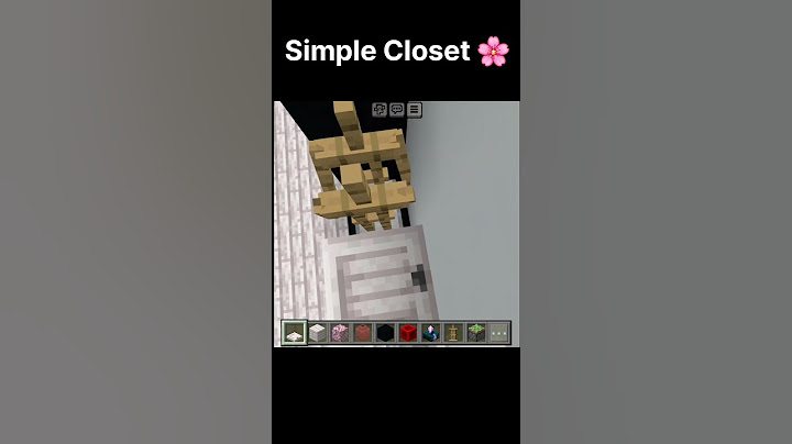 Minecraft Simple Cherry Closet 🌸|@justeditedbro @itsArrowMC @GamerFleet