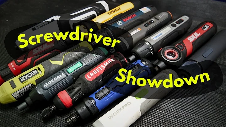 Screwdriver Showdown! A Look at 13 Battery Powered Screwdrivers - DeWalt, Ryobi, Bosch, and More