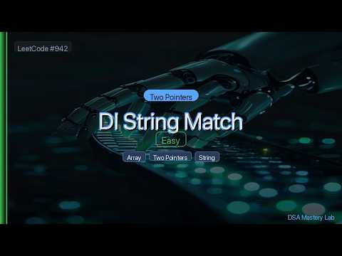LeetCode 942: DI String Match — The Two Pointers Trick (C#)