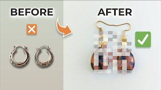 I Tried Turning Leopard Print Into Resin Jewellery (DIY Earrings)