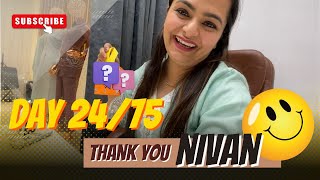 Thank You Nivaan  / Fat to fit challenge Day 24/75 by Famous by Sonam Muchhal 705 views 12 days ago 16 minutes