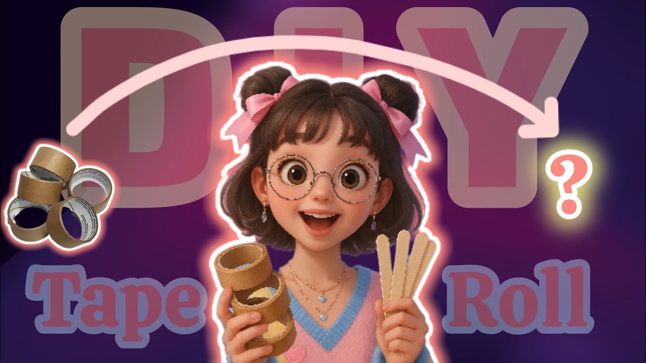 DIY /DIY With Empty Tape Roll /👀😎❣️/Painting /