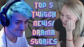 Top 5 Twitch Drama/News  (Ninja N Word, Alinity Copystrike, Drdisrespect, ArabAndy In Prison)
