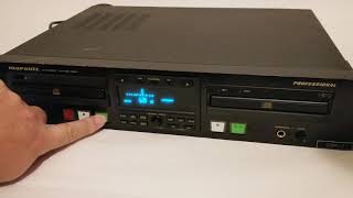 Marantz CDR-510 CD Recorder Player Rack Mount Testing to Show Works