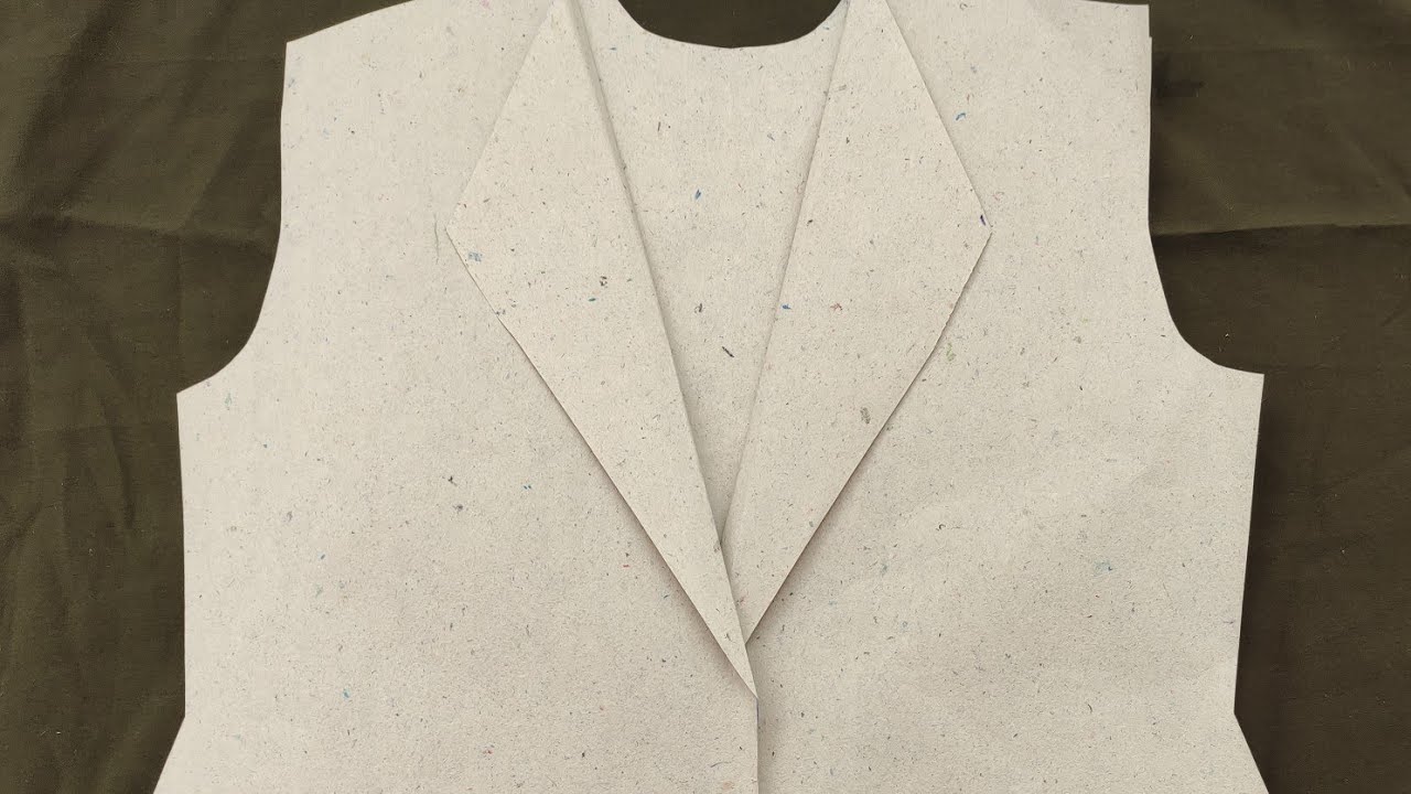 ابسط طريقة لرسم  باترون جاكت البليزر