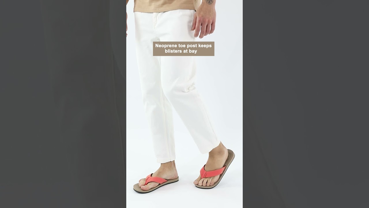 Chupps Men's Wyld Solid URO Foam Comfort Flip flop