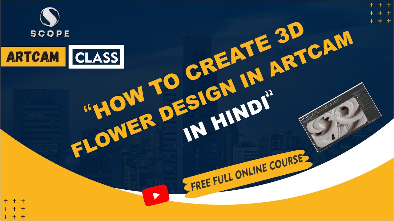 How to Create 3D Flowers in Art CAM || Flower Design || 3D Flower ...