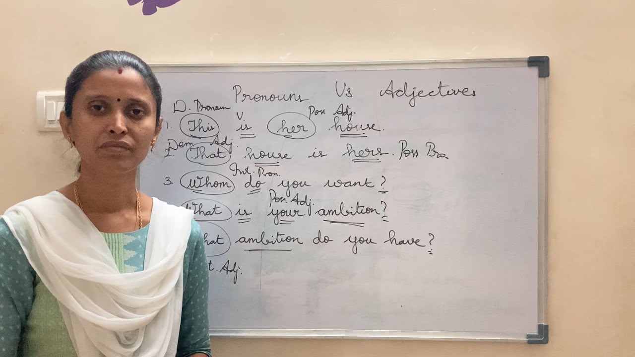 Learn English Grammar | Pronouns Vs Adjectives | Vi's Learning Path | In Tamil