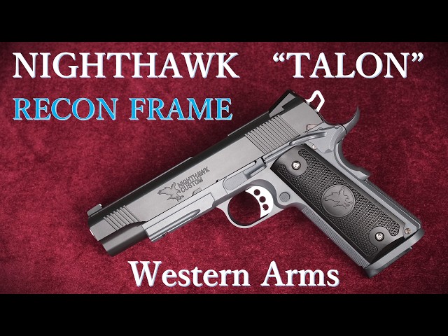く*ん様 SCW限定　ウエスタンアームズ　WA ナイトホーク　タロン　TALON NIGHT HAWK [TALON] Recon Frame ALL BLACK / Western Arms: Weight