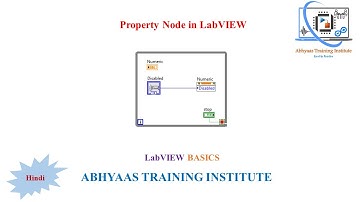P26 - Property Node in LabVIEW in Hindi | Set Property of Controls and Indicators Dynamically