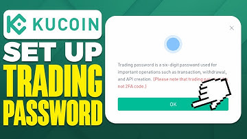 How To Set Up Trading Password On Kucoin Exchange (2025)