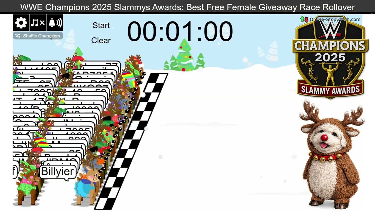 WWE Champions 2025 Slammy Awards Reroll Giveaway- WWE Champions