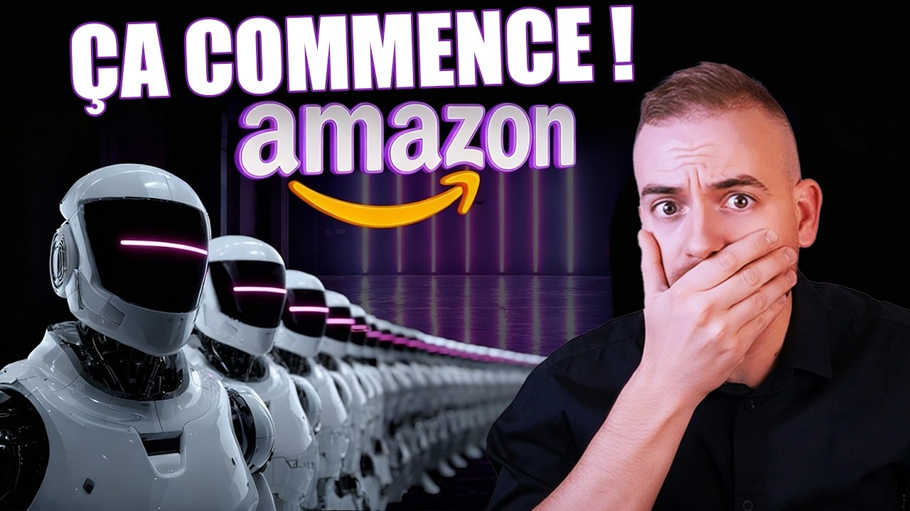 🚨 NEWS IA 🚨 Amazon va licencier 600k travailleurs à cause de l'IA 😱⚠️