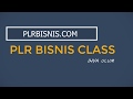 Apa itu Bisnis PLR - video panduan bisnis affiliasi bisnis affiliate bisnis modal kecil tanpa modal