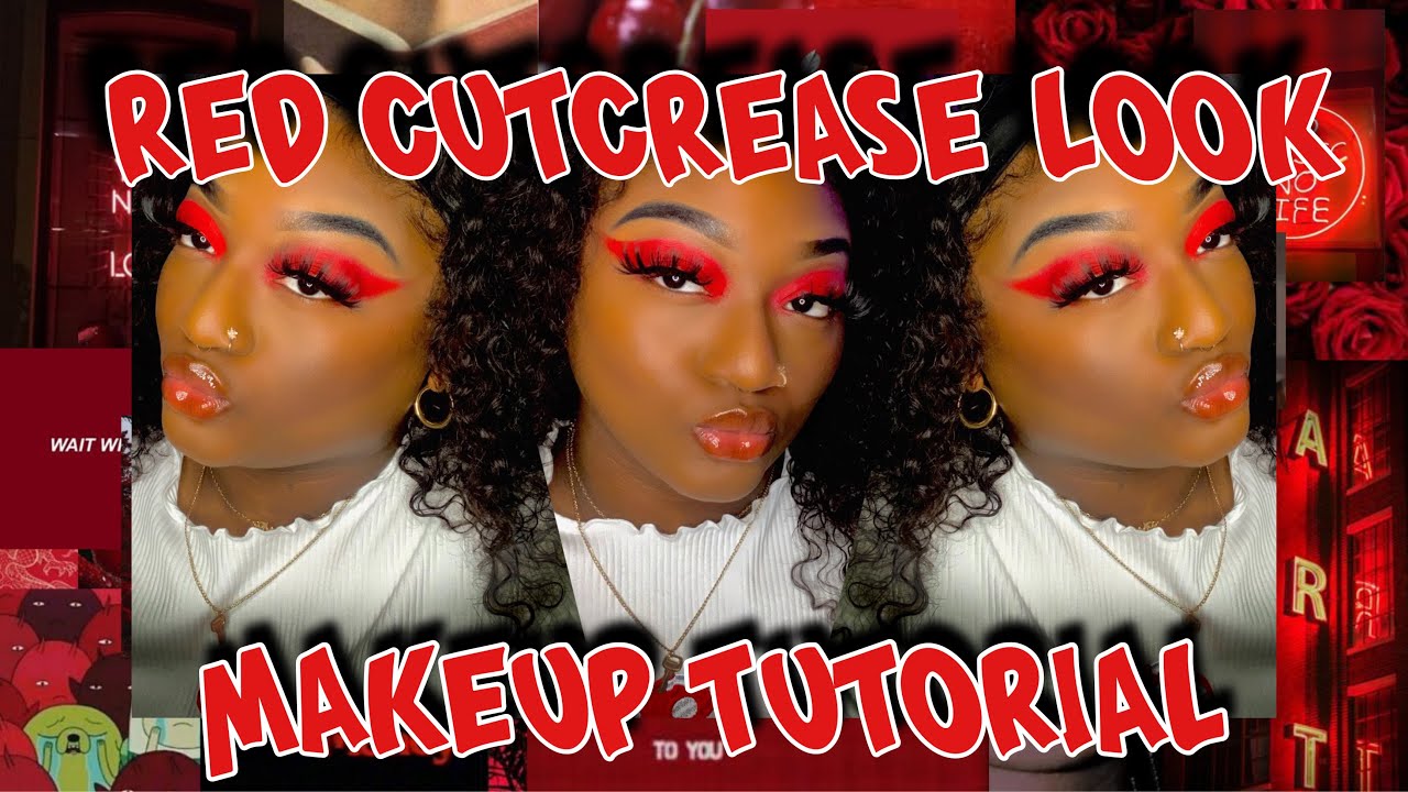 RED CUTCREASE LOOK | MAKEUP TUTORIAL ❤️