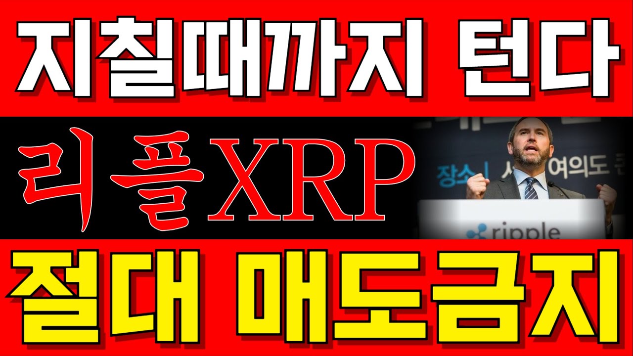 [리플코인 전망] 지금 정말 지긋지긋 하시죠? 여러분의 고민을 정리해드릴 정보 갖고 왔습니다 직접 확인하시죠