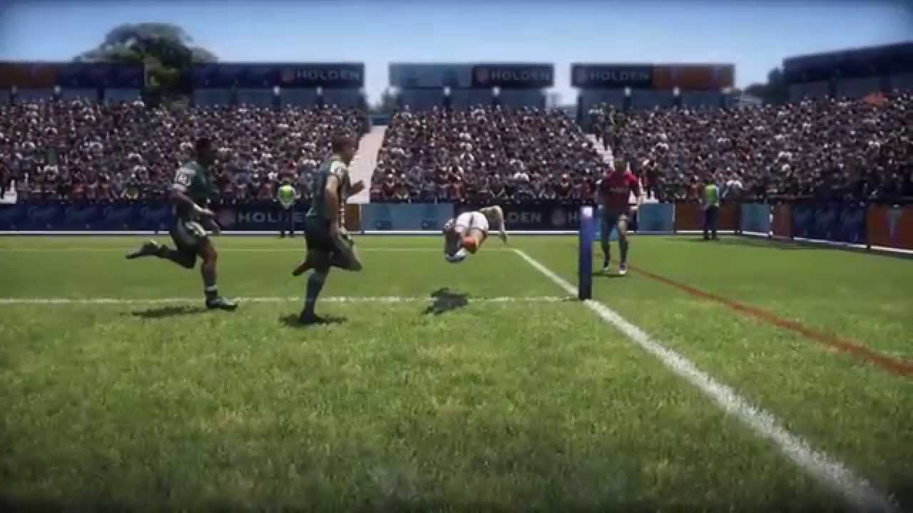 Rugby League Live 3: Corner Try! - YouTube