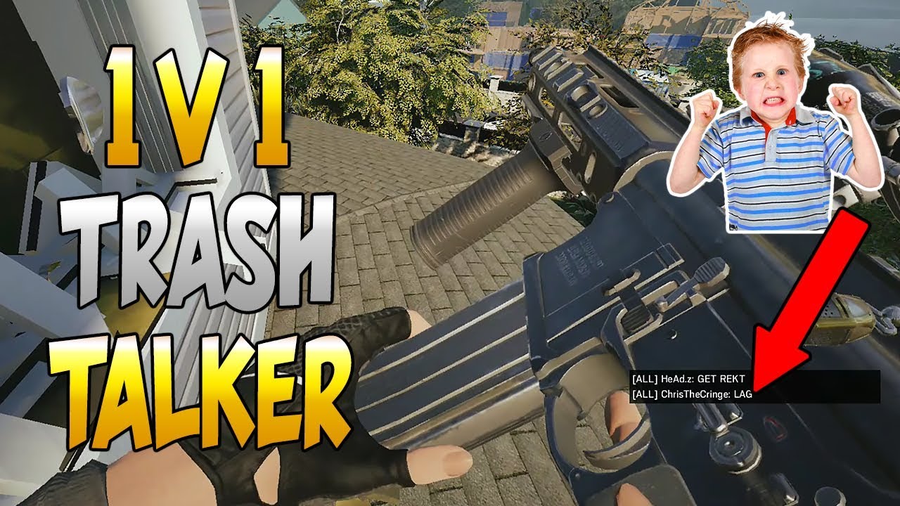 KID TALKS TRASH AND GETS DESTROYED IN A 1v1 - Rainbow Six Siege (He ...