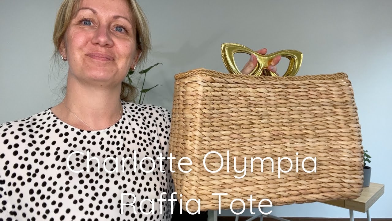 Charlotte Olympia Raffia Tote Bag Review