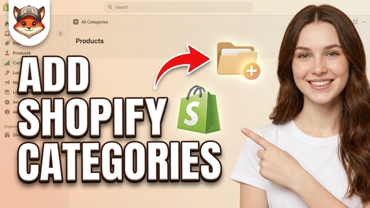 How to Add Product Categories in Shopify | Collections, Custom ...