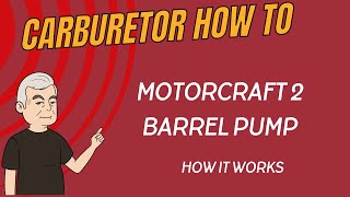 How the Motorcraft 2100, 2 Barrel Accelerator Pump Works
