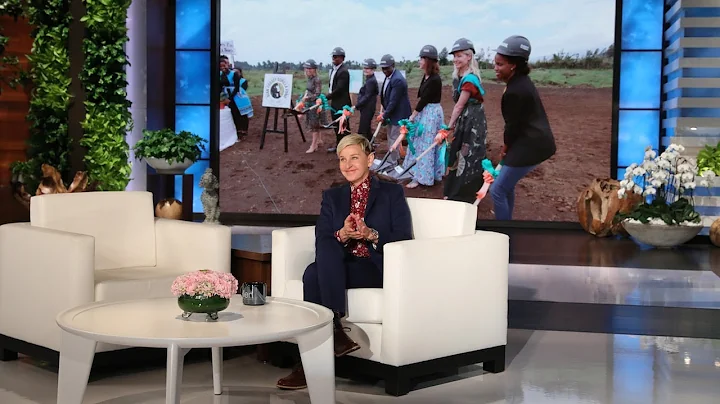 Portia de Rossi Breaks Ground on Ellen's Campus in...